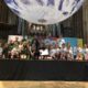 Children with Darcey Bussell having been awarded winning trophy